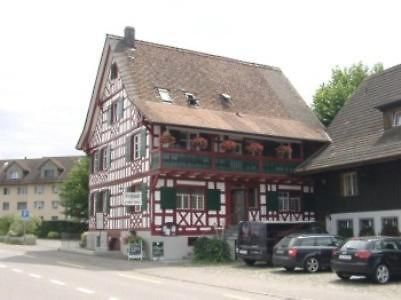 Hotel Restaurant Pizzeria Rotes Haus Münsterlingen Exterior foto
