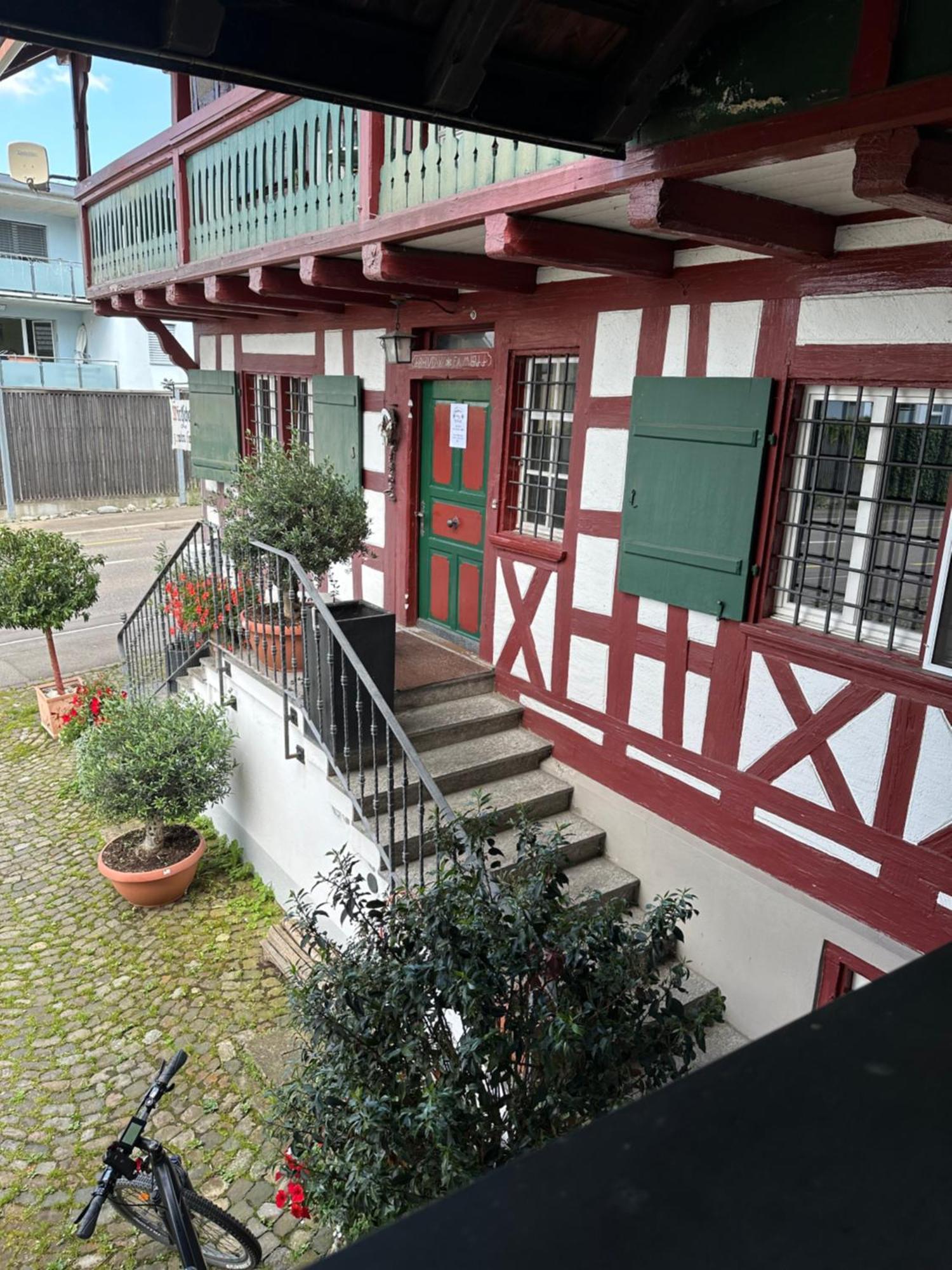 Hotel Restaurant Pizzeria Rotes Haus Münsterlingen Exterior foto